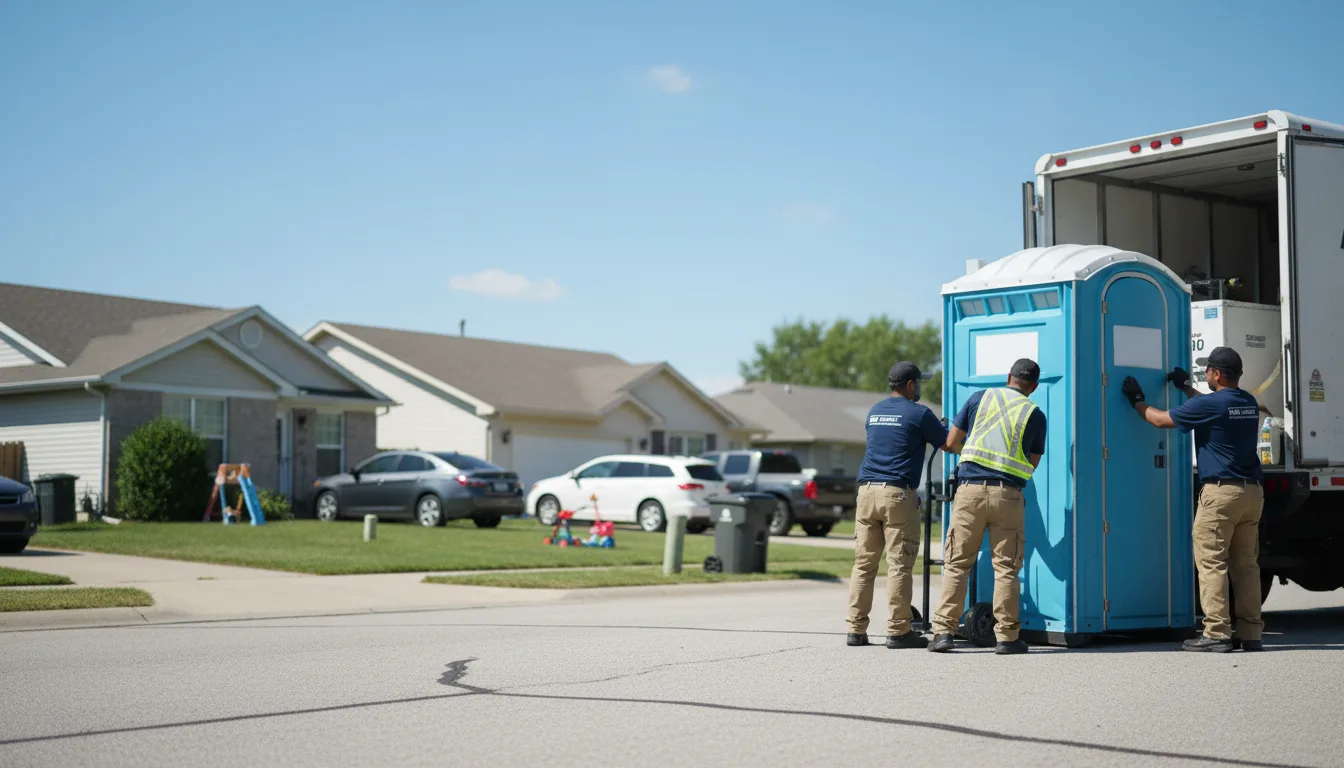 Standard Porta Potty Rentals in Roanoke, IL near me